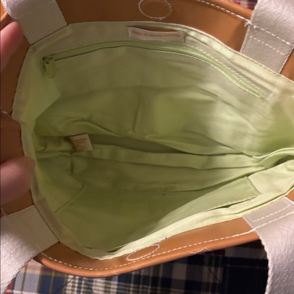 Bath & Body Works Vibrant Plaid Tote - Picture 3 of 10